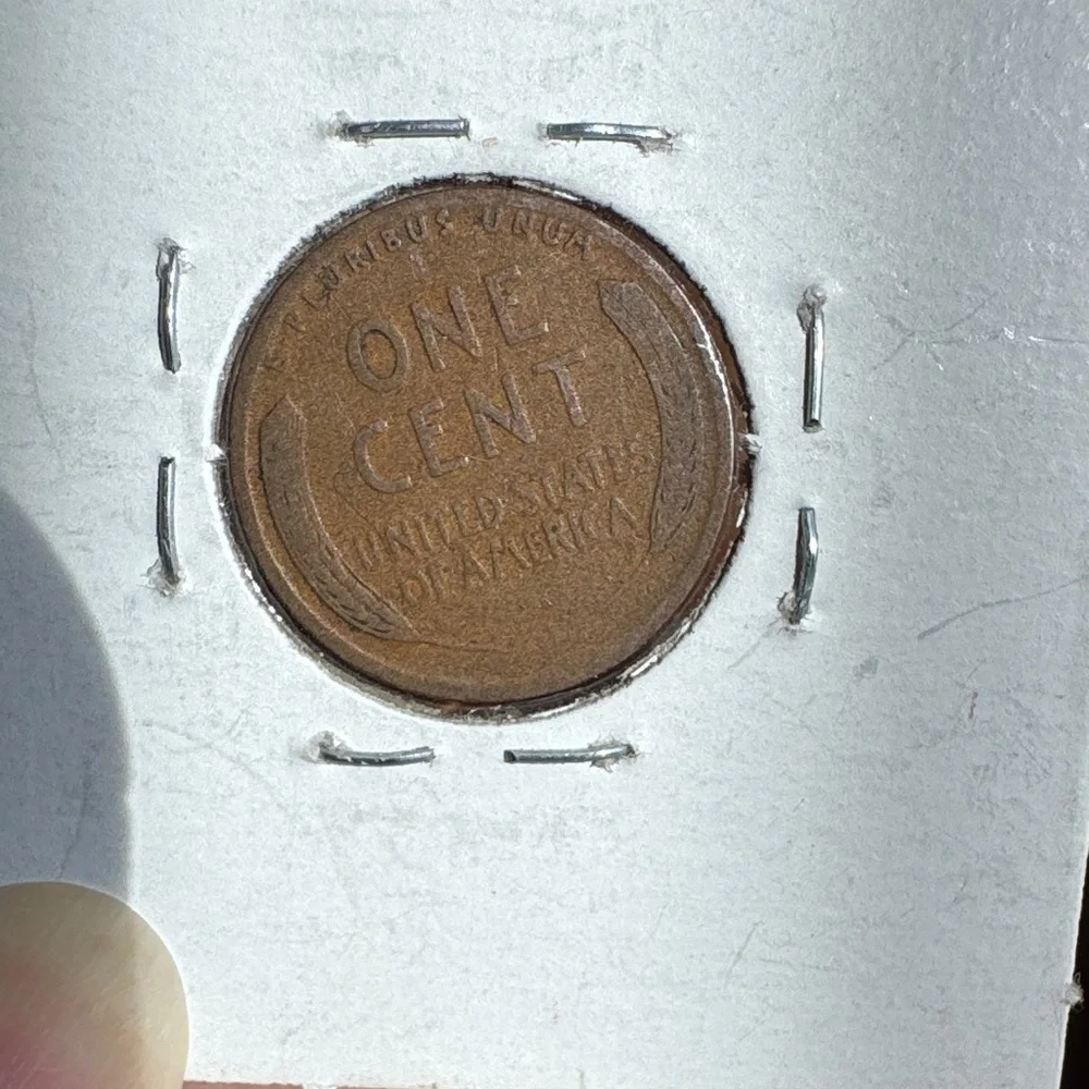 Vintage 1919 Lincoln Wheat Penny - Copper Brown Collectible - Picture 3 of 3